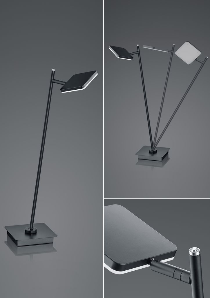 LED Tischleuchte, CCT, Tastdimmer, schwenkbar