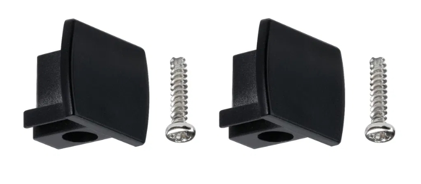 Endkappen, Farbe : Schwarz