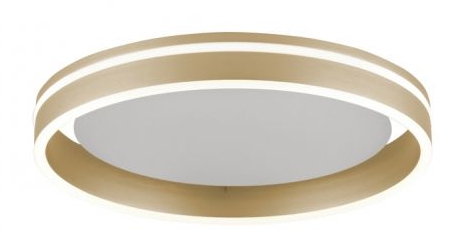 Deckenleuchte, Messing matt, ZigBee fähig, inkl. Fernbedienung