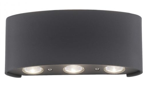 Wandleuchte für den Innen- und Außenbereich, 6 Linsen