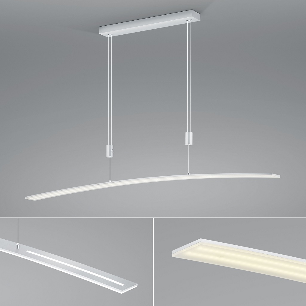 LED Pendelleuchte, CCT, Fernb., höhenverstellbar, CRI 90+