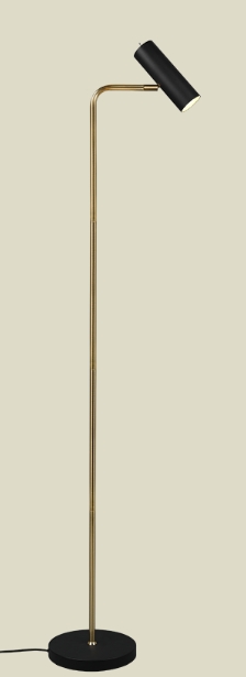 Stehleuchte, GU10 Fassung, Messing