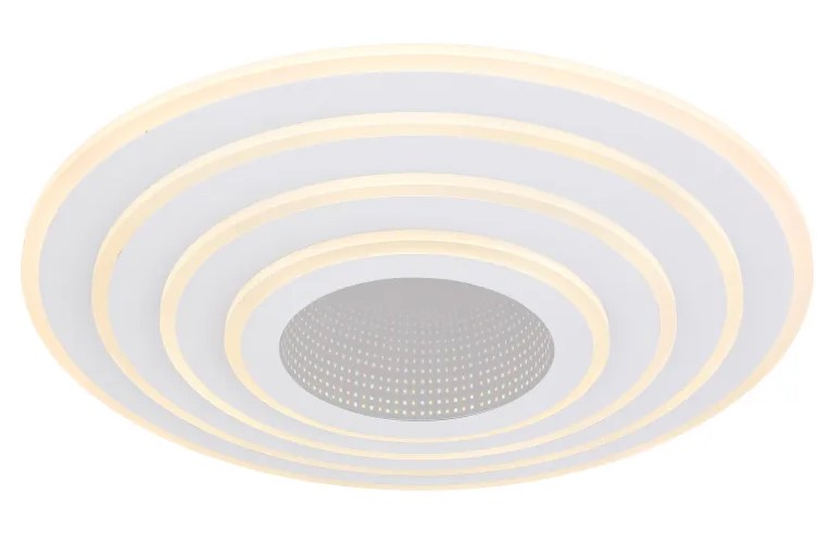 Deckenleuchte, Acryl opal, Memory., Smarthome, Alexa fähig, Nachtlicht, Fernb., CCT