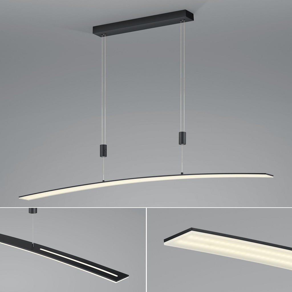 LED Pendelleuchte, CCT, Fernb., höhenverstellbar, CRI 90+