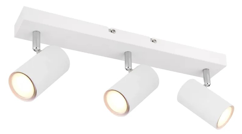 Spotstrahler, 3-flammig, GU10, Weiß