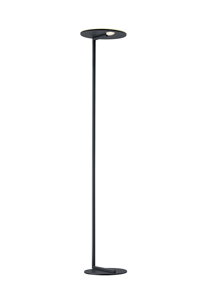 LED Stehleuchte, CRI 90, Schwarz