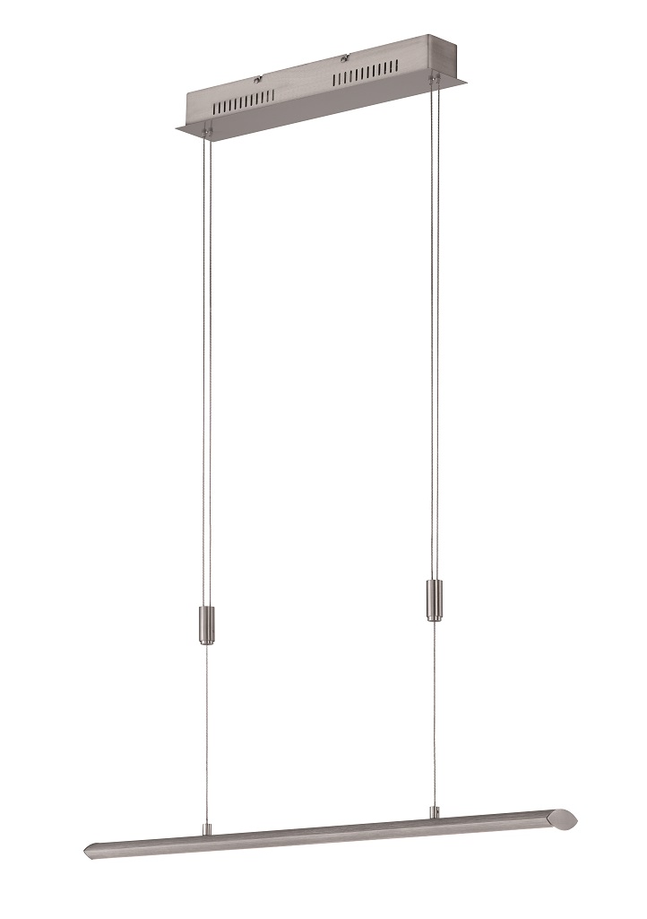 LED Pendelleuchte, Tastdimmer, CCT, Nickel matt, ZT1