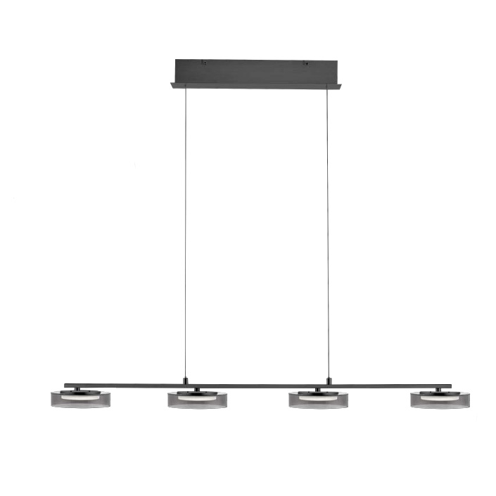 LED Pendelleuchte, CCT, Fernb., Memory, höhenverst. per Lift