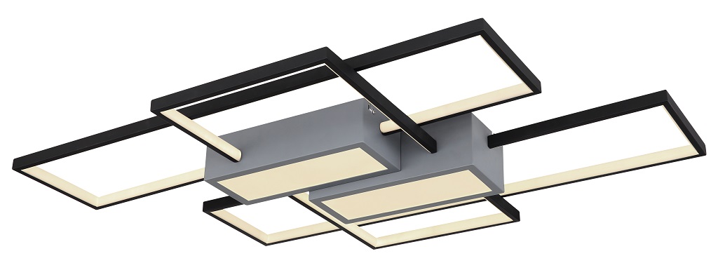 LED Deckenleuchte, CCT, Tuya App, Memory, Nachtl., Fernb., ZT1