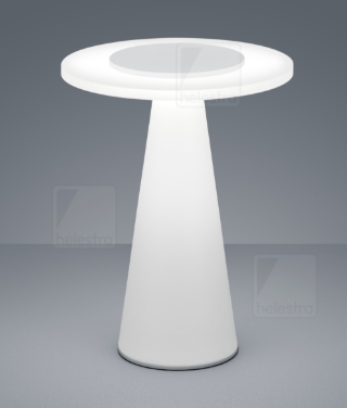 LED Tischleuchte, Weiß matt, Acryldiffusor, dimmbar