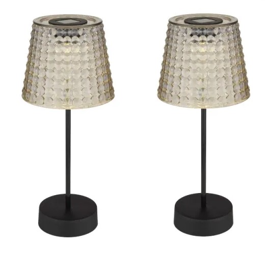 Solar Tischleuchte, 2 er Set