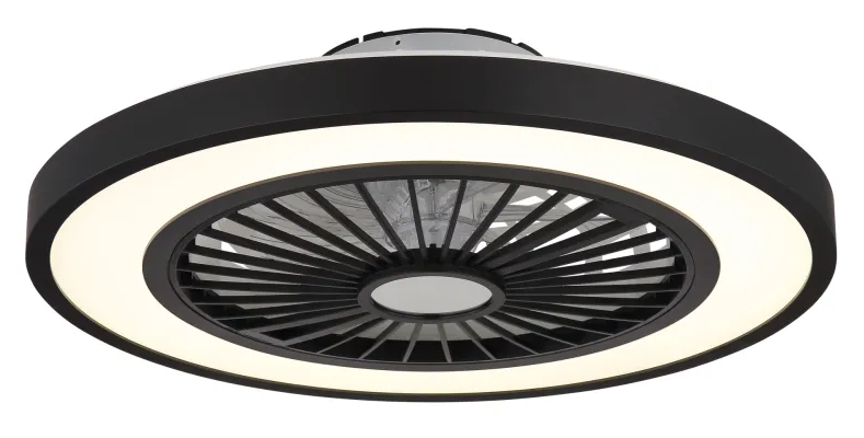 Leuchte mit Ventilator, 6 Steps, Fernbedienung
