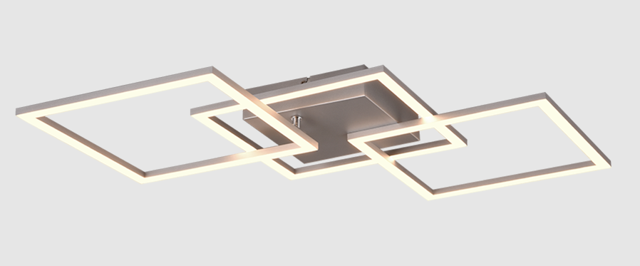 LED Deckenleuchte, schwenkbar, Titanfarben, ZT12