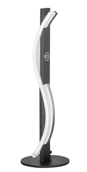 LED Tischleuchte, CCT, Tastdimmer, Sandschwarz