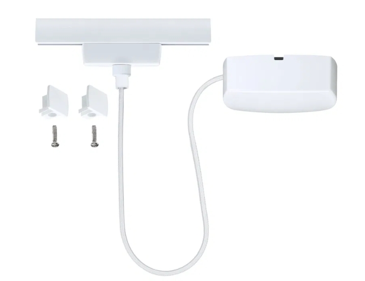 Einspeiser mit Kabel, Signalweiß