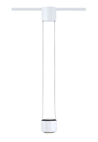 Urail Pendelleuchte, dimmbar, signalweiß