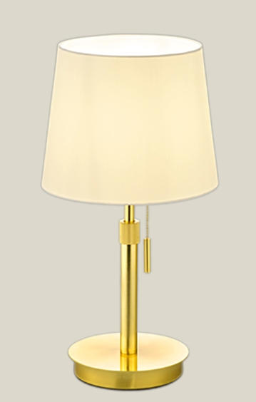 Tischleuchte, höhenverstellbar, Zugschalter, E27