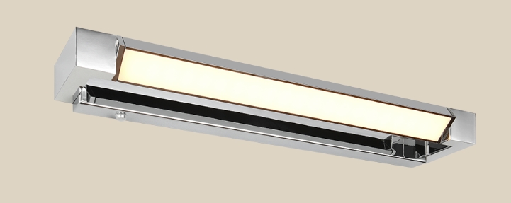 LED Wandleuchte, CCT, Memory, Sensordimmer, Stahlfarben