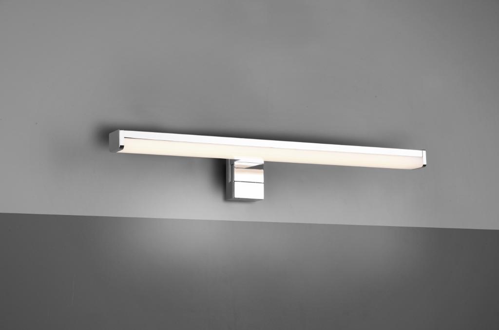 LED Spiegelleuchte, IP44, Chromfarben