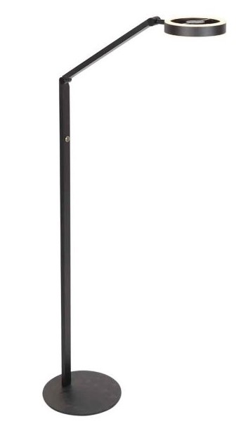 LED Stehleuchte, schwarz, CRI 90+, Touchdimmer