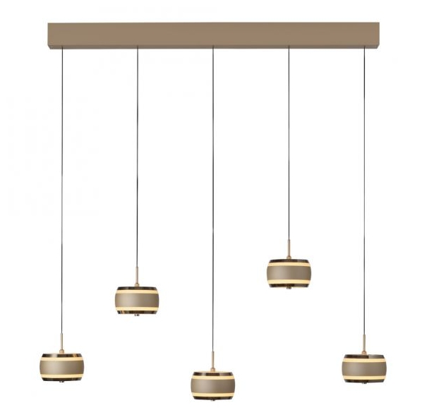 LED Pendelleuchte, dimmbar, CCT, höhenverster., Fernbed.