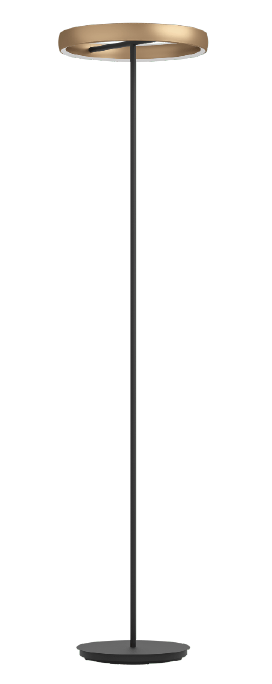 LED Stehleuchte, CCT, Schwarz/Bronze