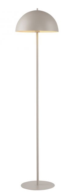 Stehleuchte, Sandgrau, E27 Fassung, Fußschalter