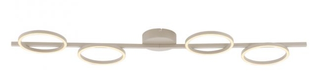 LED Deckenleuchte, SwitchDim, Memory, Sandgrau