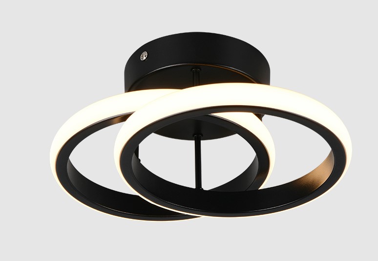 LED Deckenleuchte, schwarz