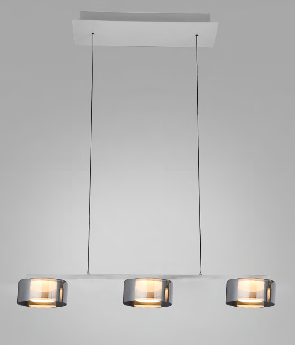 LED Pendelleuchte, Fernbed., DTW, höhenverstellbar, CRI 90+