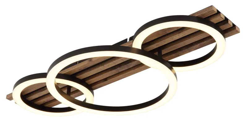 LED Deckenleuchte, Holzoptik