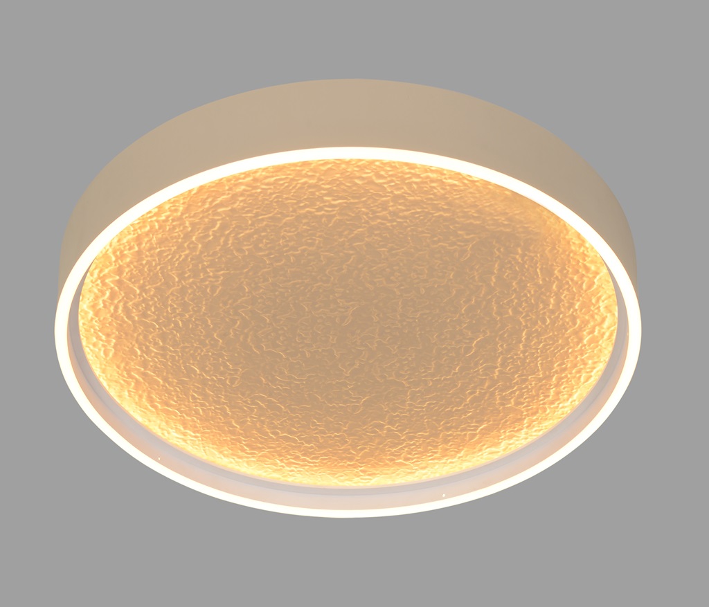 LED Deckenleuchte, 3-Stufen dimmbar, Sandfarben