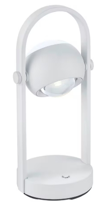 LED Akku Tischleuchte, CCT, dimmbar, Fernbedienung, schwenkbar