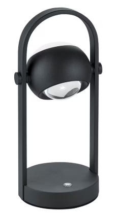 LED Akku Tischleuchte, CCT, dimmbar, Fernbedienung, schwenkbar