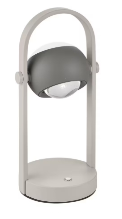 LED Akku Tischleuchte, CCT, dimmbar, Fernbedienung, schwenkbar