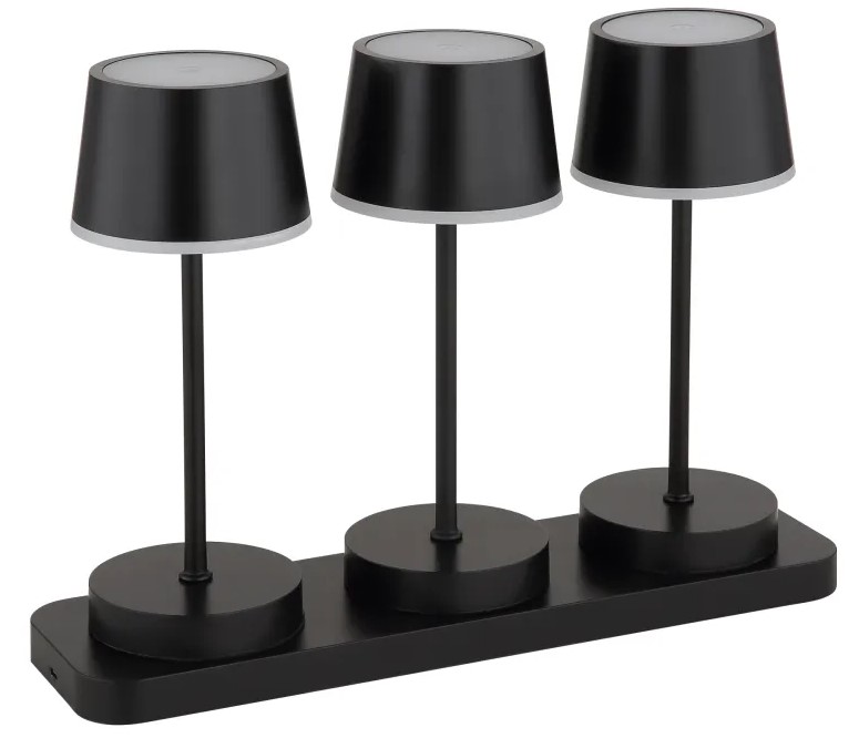 LED Tischleuchte, RGB, Touchdimmer, Fernbedienung, IP54, 6H