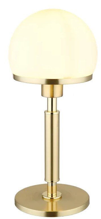 LED Tischleuchte, Opalglas, Schnurschalter, E27