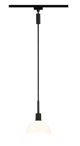 Pendelleuchte zu Schienensystem, Schwarz