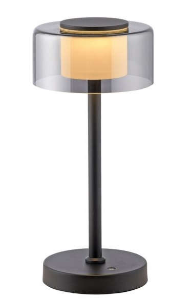 LED Akku Tischleuchte, CCT, Touchdimmer, Memory