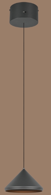 LED Pendelleuchte, CCT, Liftsystem, Schwarz matt