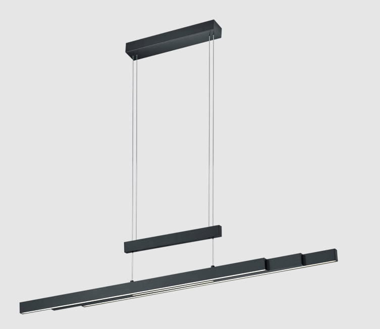 LED Pendelleuchte, CCT, Touchdimmer, ausziehbar, Lift