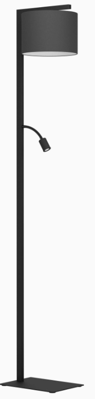LED Stehleuchte, Schwarz, E27