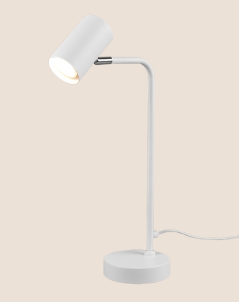 Tischleuchte, Weiß matt, GU10