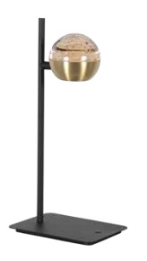 LED Tischleuchte, Tastdimmer, CRI 90+, Messing