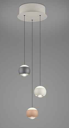 LED Pendelleuchte, Fernbedienung, CCT, Liftsystem