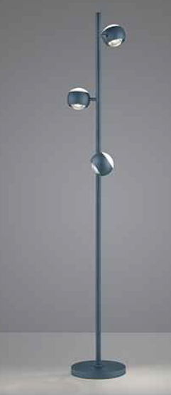 LED Stehleuchte, Fernbedienung, CCT, Tiefblau