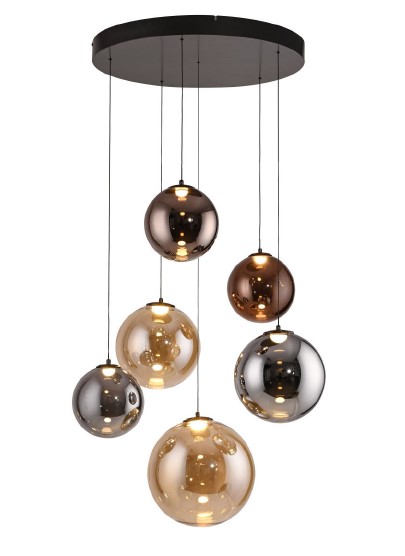 LED Pendelleuchte, Fernbed., CCT, Memory, SmartHome, Lift