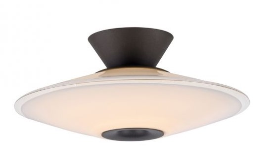 LED Deckenleuchte, Opalglas, dimmbar