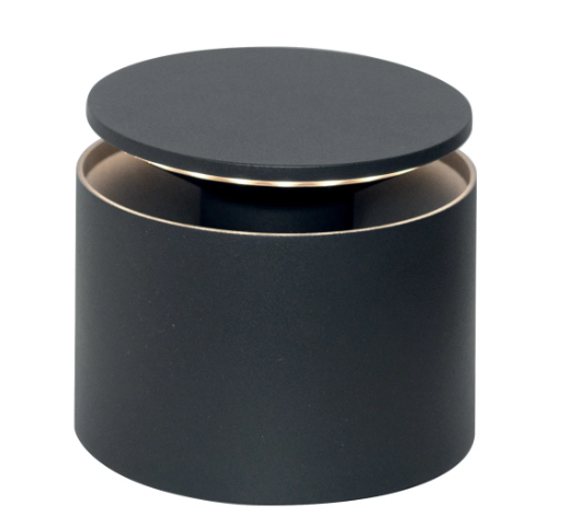 LED Akku Tischleuchte, Touchdimmer, DTW, IP54, Schwarz