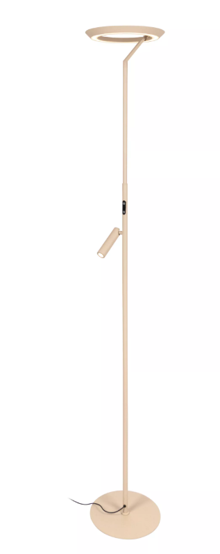 LED Deckenfluter, Touchdimmer, Taupe